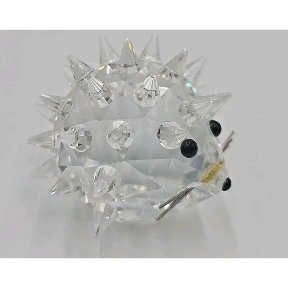 Swarovski Crystal Figurine Hedgehog Porcupine Whiskers Large Retired‎